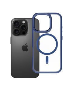 ROAR case MAG BUMPER compatible with MagSafe for IPHONE 16 Pro navy blue
