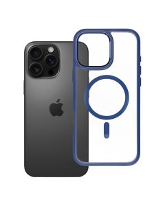 ROAR case MAG BUMPER compatible with MagSafe for IPHONE 16 Pro Max navy blue