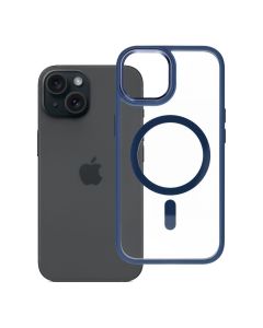 ROAR case MAG BUMPER compatible with MagSafe for IPHONE 15 navy blue