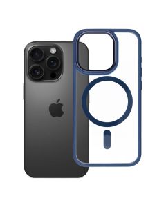 ROAR case MAG BUMPER compatible with MagSafe for IPHONE 15 Pro navy blue