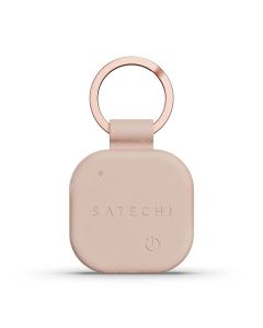 Locator compatible with Apple Find My Satechi Keychain shape Vegan Leather ST-LKCFR desert rose