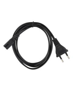 Power cable for radio (2pin) 1 5 m black 