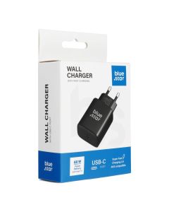 Phone charger Blue Star USB C AVS (iPhone 17Pro/Pro Max) SFC2.0 3A 60W TFB-SFC-60W black