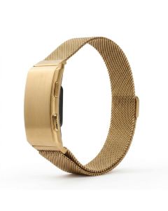 Smart fitness band with IP68 Waterproof Rating  ECG  Heart Rate  HRV  Blood Pressure  SpO2  Sleep & Stress Monitoring TITMO Loop I-110 gold