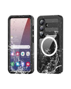 Case for Samsung S26 Waterproof Shellbox MARS with metal ring black