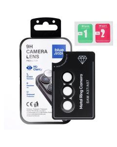 Camera Lens Protector BLUE STAR Easy Install for SAMSUNG A37 black