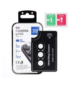 Camera Lens Protector BLUE STAR Easy Install for SAMSUNG A57 black