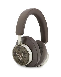 Wireless headphones Guess ENC GUBHC15P4MRCTW (4G Triangle Logo) brown