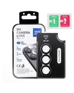 Tempered Glass Camera Lens Protector for Samsung Fold 7 Blue Star Easy Install black