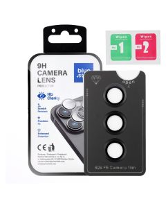Tempered Glass Camera Lens Protector for Samsung S24 FE Blue Star Easy Install black
