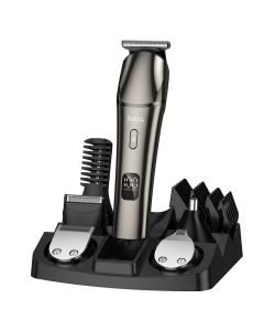 Hair clipper set Hoco HP26 metal gray