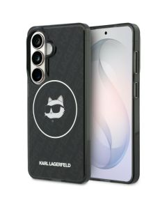 KARL LAGERFELD case for SAMSUNG S26 KLHMS26SHMKBCHOK (Magnetic IML Repeated Logo and Choupette) black