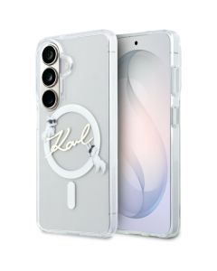 KARL LAGERFELD case for SAMSUNG S26 KLHMS26S5HKSCAH (Magnetic IML KC Script) transparent