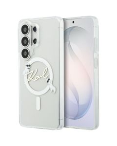 KARL LAGERFELD case for SAMSUNG S26 Ultra KLHMS26L5HKSCAH (Magnetic IML KC Script) transparent