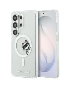 KARL LAGERFELD case for SAMSUNG S26 Ultra KLHMS26L6HCPSCT (Magnetic IML Peekaboo Choupette) transparent