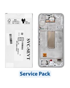 ServicePack LCD Display SAMSUNG A34 5G A346B Silver GH82-31201B