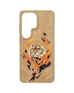 NIMMY case TIGER compatible with MagSafe for SAMSUNG S26 Ultra light brown
