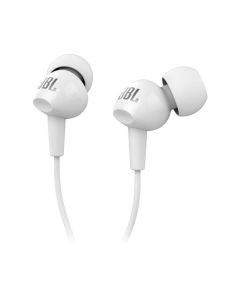 Wire earphones Jack 3 5 mm JBL C100Si white