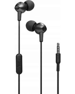 Wire earphones Jack 3 5 mm JBL C200Si black