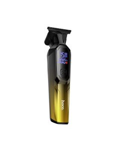 Hair clipper with digital display Hoco HP27 gold