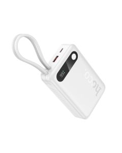 Powerbank Hoco 20000 mAh QC PD 2A 22 5W with built-in cables USB C + Lightning J171A white