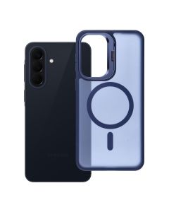 Case for Samsung A57 Forcell F-Protect Shadow Stand Premium compatible with MagSafe navy blue