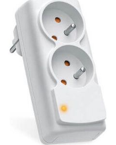 Extension cord 2 sockets ACAR Mini AGD 16A gray