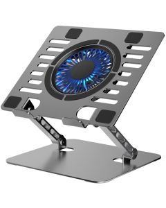 Cooling stand regulated for laptop ART P12 1 x USB A LED aluminium
