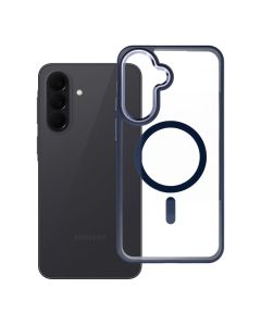 ROAR case MAG BUMPER compatible with MagSafe for SAMSUNG A37 navy blue