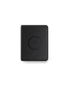 Locator compatible with Apple Find My Satechi FindAll Passport Cover shape Vegan Leather ST-VPCK black