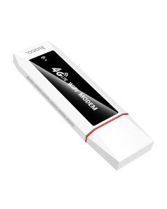 Mobile router 4G LTE WiFi 6 USB A Hoco HI43 black and white