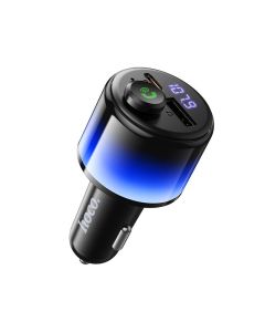 Car ransmiter bluetooth Hoco 2 x USB A + USB C QC3.0 PD 42W E166 black