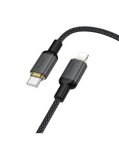 Cable USB C to Lightning Hoco PD 30W 1 m X128 Benefit black