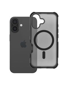 Case for iPhone 16 Forcell F-Protect BumperX Premium compatible with MagSafe black