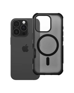 Case for iPhone 16 Pro Forcell F-Protect BumperX Premium compatible with MagSafe black