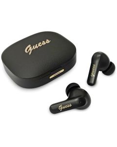 Wireless earphone GUESS TWS Script Metal Logo GUE005414 black