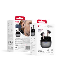 Forcell F-Audio Pulse Pro ANC + ENC Wireless In-Ear TWS Earbuds black