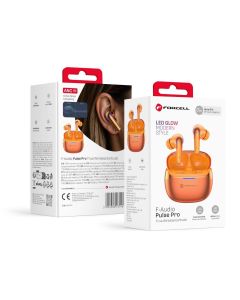 Forcell F-Audio Pulse Pro ANC + ENC Wireless In-Ear TWS Earbuds gold