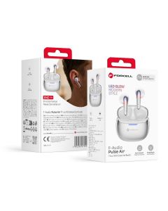 Forcell F-Audio Pulse Air ENC Wireless In-Ear TWS Earbuds silver