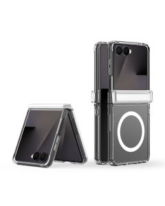 DUX DUCIS case CLIN MAG compatible with MagSafe for SAMSUNG Z Flip 8 transparent