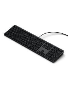 Wired keyboard USB A/USB C QWERTY Dual (Mac/Windows) Satechi Slim LX3 Wired space black