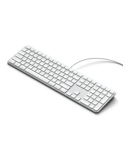 Wired keyboard USB A/USB C QWERTY Dual (Mac/Windows) Satechi Slim LX3 Wired silver