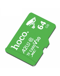 Memory card microSD 64GB class 10 UH-1 U3 V30 A2 Hoco green