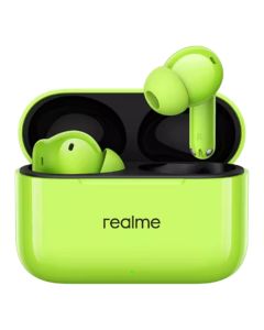 Wireless earphones Realme Buds T200 neon green