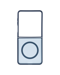 Case for Samsung Z Flip 8 4sF-S Acrylic compatible with MagSafe dark blue