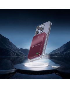 Powerbank compatible with MagSafe Forcell F-Energy SuperSlim F10K8 QC4.0 PD3.0 15W 10000 mAh cherry