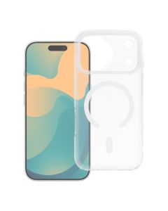 Case for iPhone 15 Aurora compatible with MagSafe white
