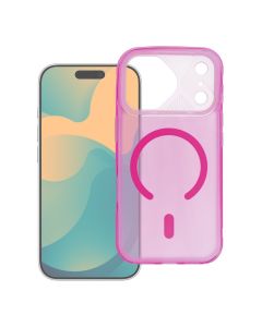 Case for iPhone 14 PRO Aurora compatible with MagSafe pink