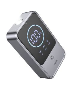 Powerbank 10000 mAh 2 4A 18W with a car jump-start function Hoco QS7 metal gray