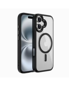 X-ONE Dropguard 2S compatible with MagSafe for iPhone 17 black transparent